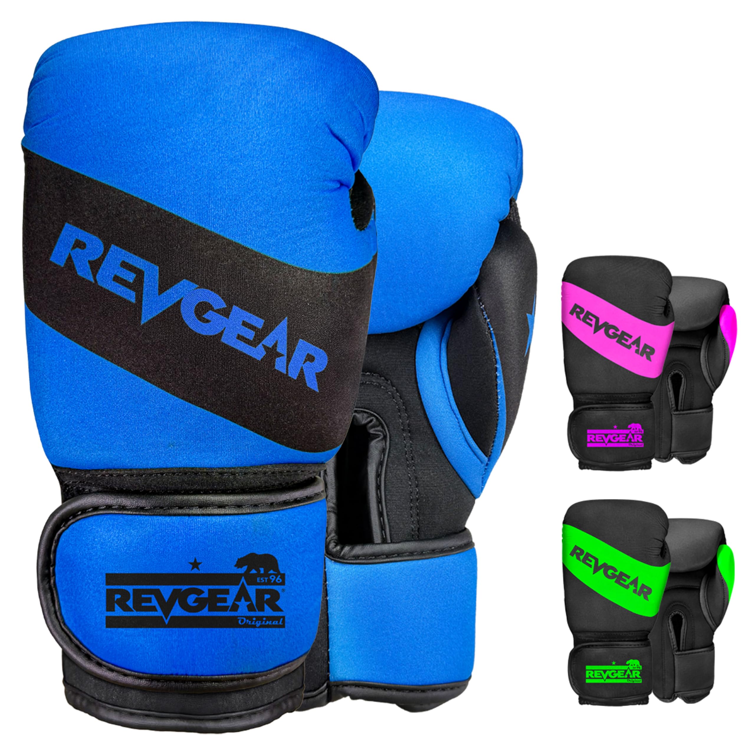 Revgear Boxing Snapklik.com : Revgear Elevate Washable Kids Boxing Gloves Blue Ideal ...