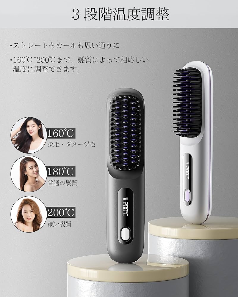 ウェットtoドライアイロン ホワイト ブラシ付 ウェットtoドライアイロン ホワイト ブラシ付