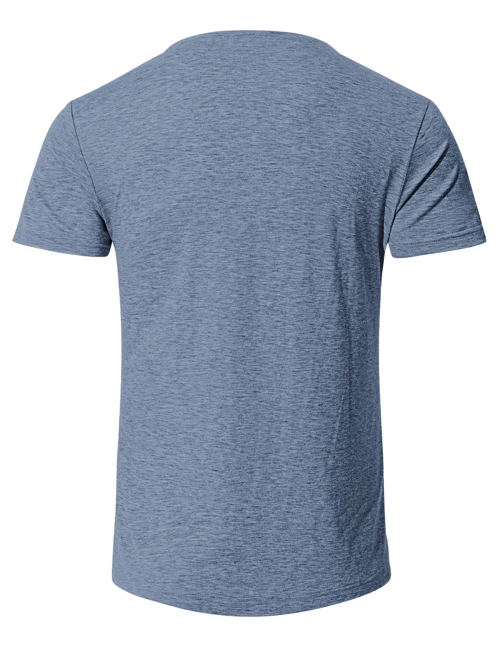 TARAINYA Camisetas Henley Hombre Algodón Manga Corta T-Shirt con Bolsillo para Verano M-4XL