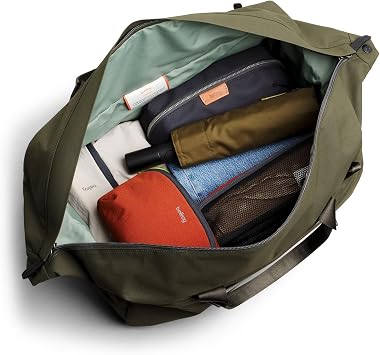 Bellroy Classic Duffel 35L (casual weekender bag with easy organization) - Olive