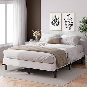 ベッドフレーム bed frame with mattress Amazon.com: ZINUS Paige Compack 7 Inch Heavy Duty Bed Frame
