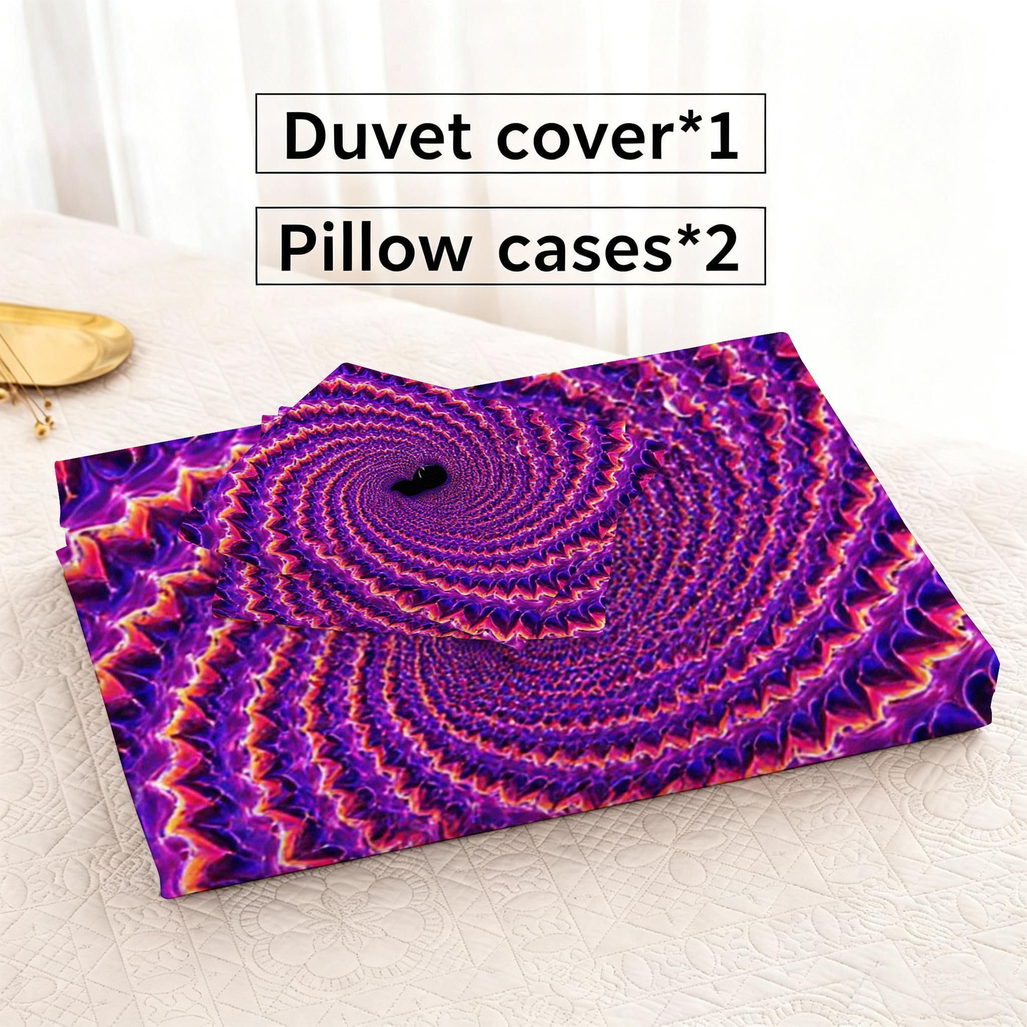 Funda Nórdica Cama 180, 240x260 cm Cuadro Morado, AQ2394