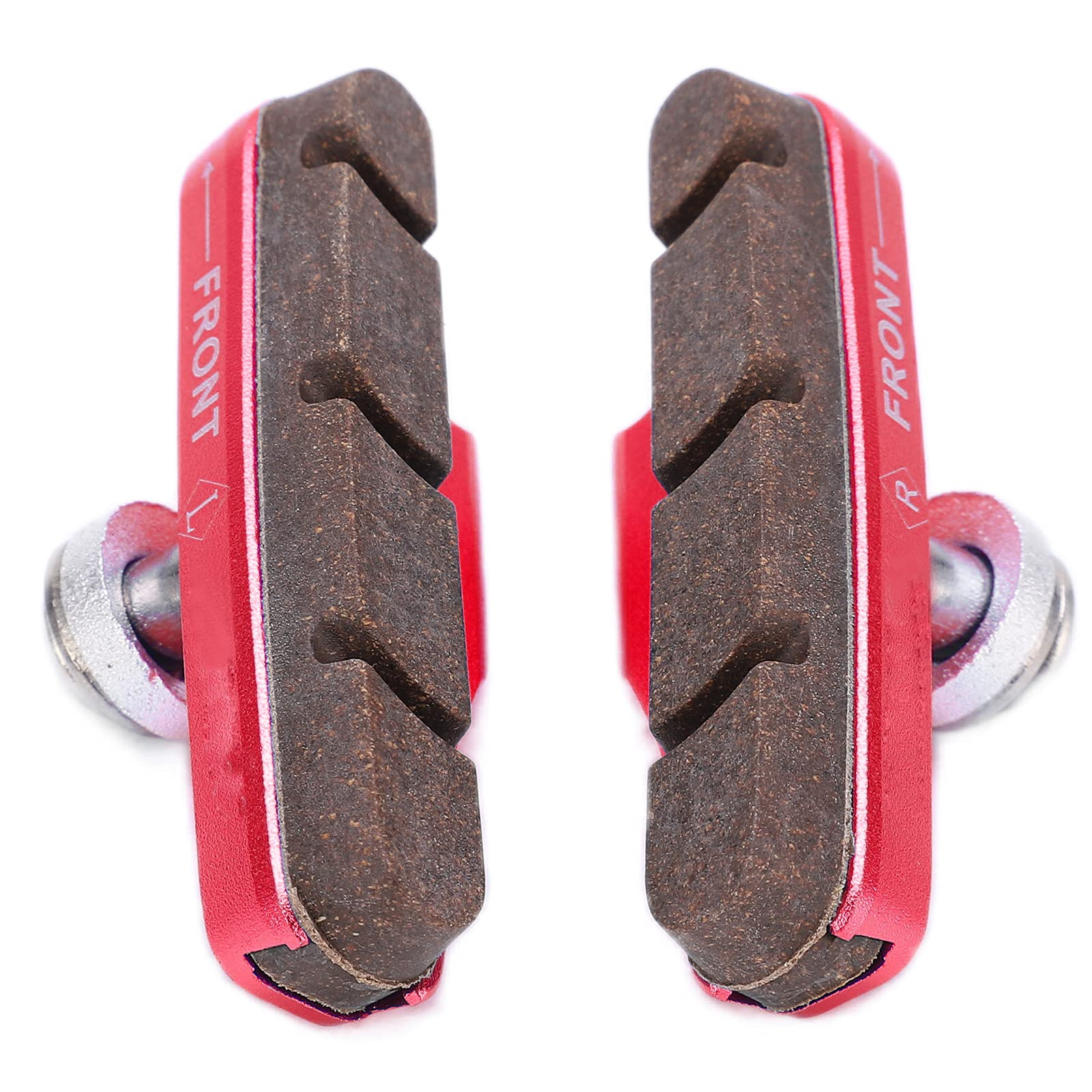 4 Plaquettes De Frein Vélo Route - Shimano Compatible - Fibre De Carbone - Droit/Gauche