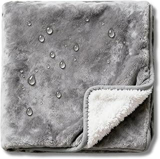 Waterproof Blanket for Bed Intimacy (80"x 60" Queen Size) Reversible Fleece