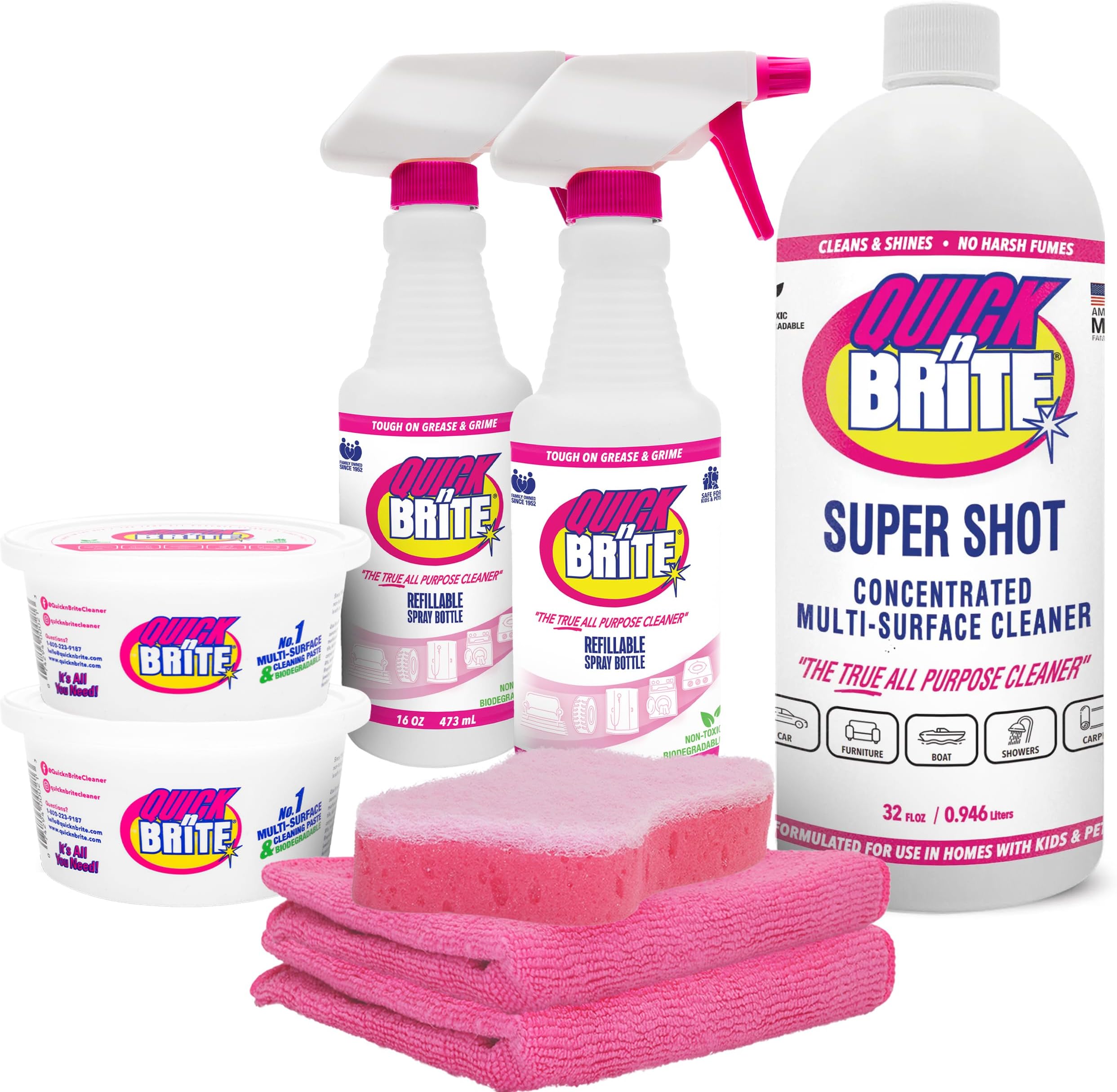 Quick ‘n Brite All Purpose Cleaner Combo Kit