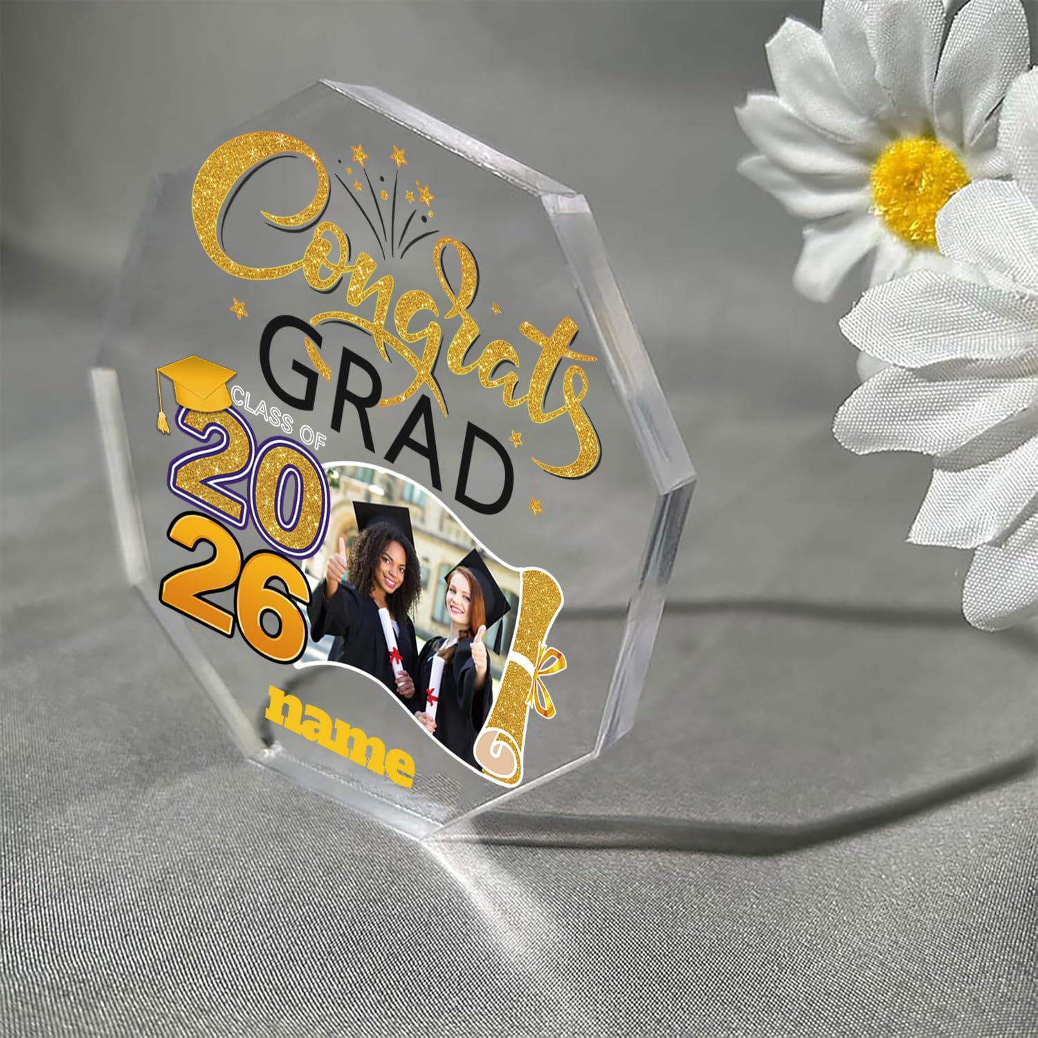 Snapklik.com : Discodes Personalized Graduation Gift Class Of 2026 Desk ...