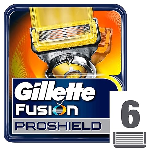 Gillette Fusion ProShield Power - Cuchillas de afeitar para hombre