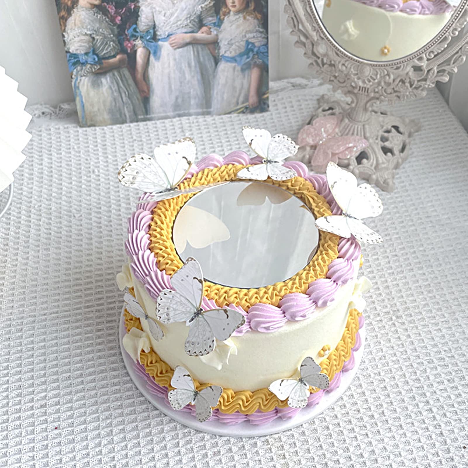 19 Decorazioni Per Torte A Tema Farfalle E Fiori, Artificiali, Multicolore, Per Compleanni E Matrimoni, Fai Da Te