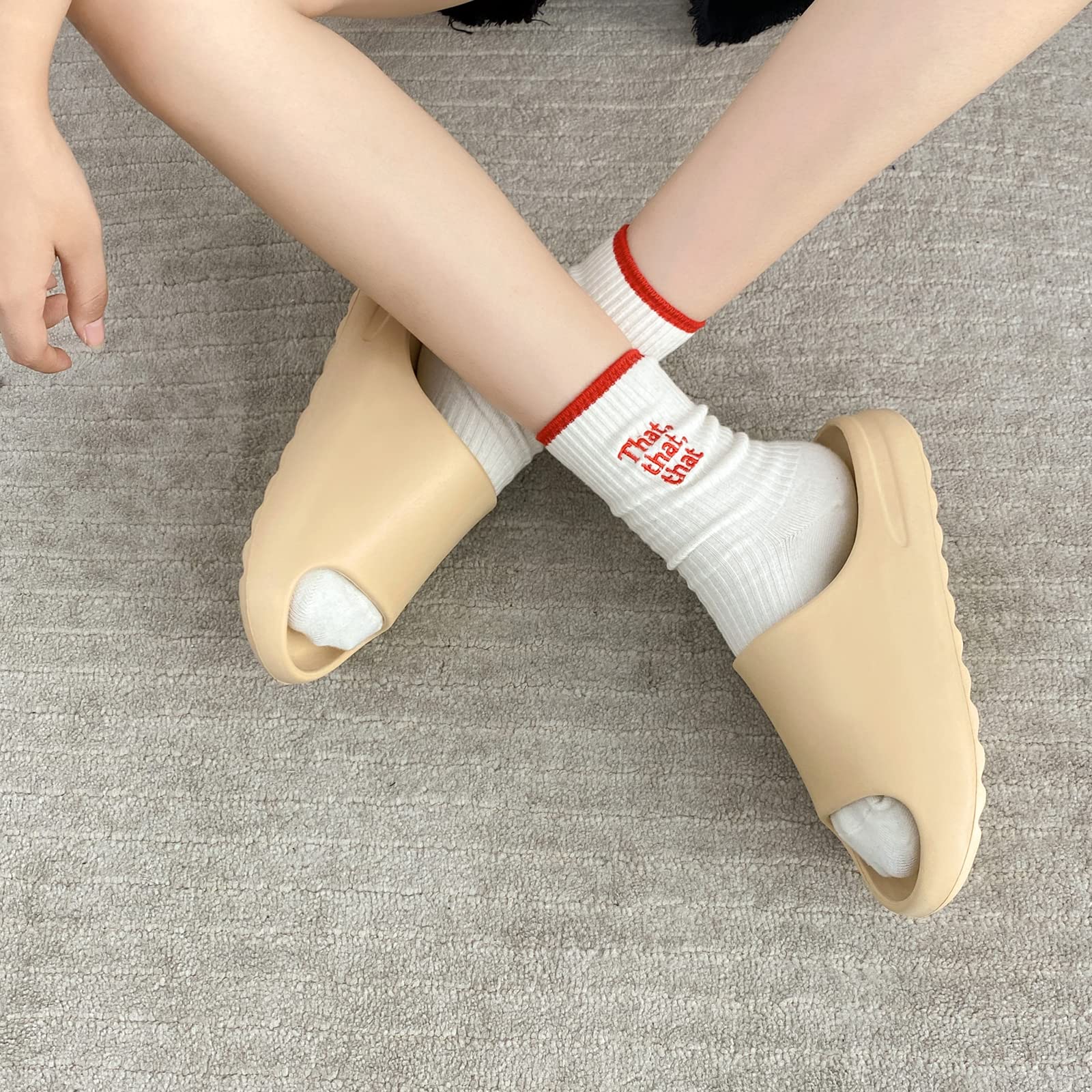 Jesindr Cozy Slides Original Uomo Donna Ciabatte da Bagno Antiscivolo Ciabatte Da Bagno Ciabatte Morbide Nuvole Schlappi Scarpe Nuvolose Unisex Gomma Cloud Slippers Estate Beach Slide Sandali