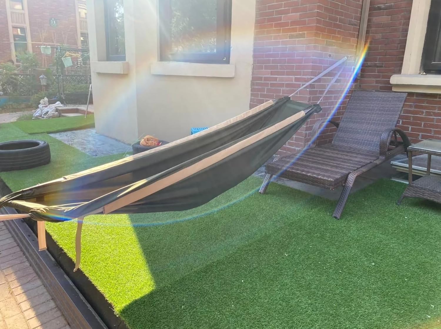 Portable Outdoor Camping Hiking Water Hydro HOT TUB Hammock