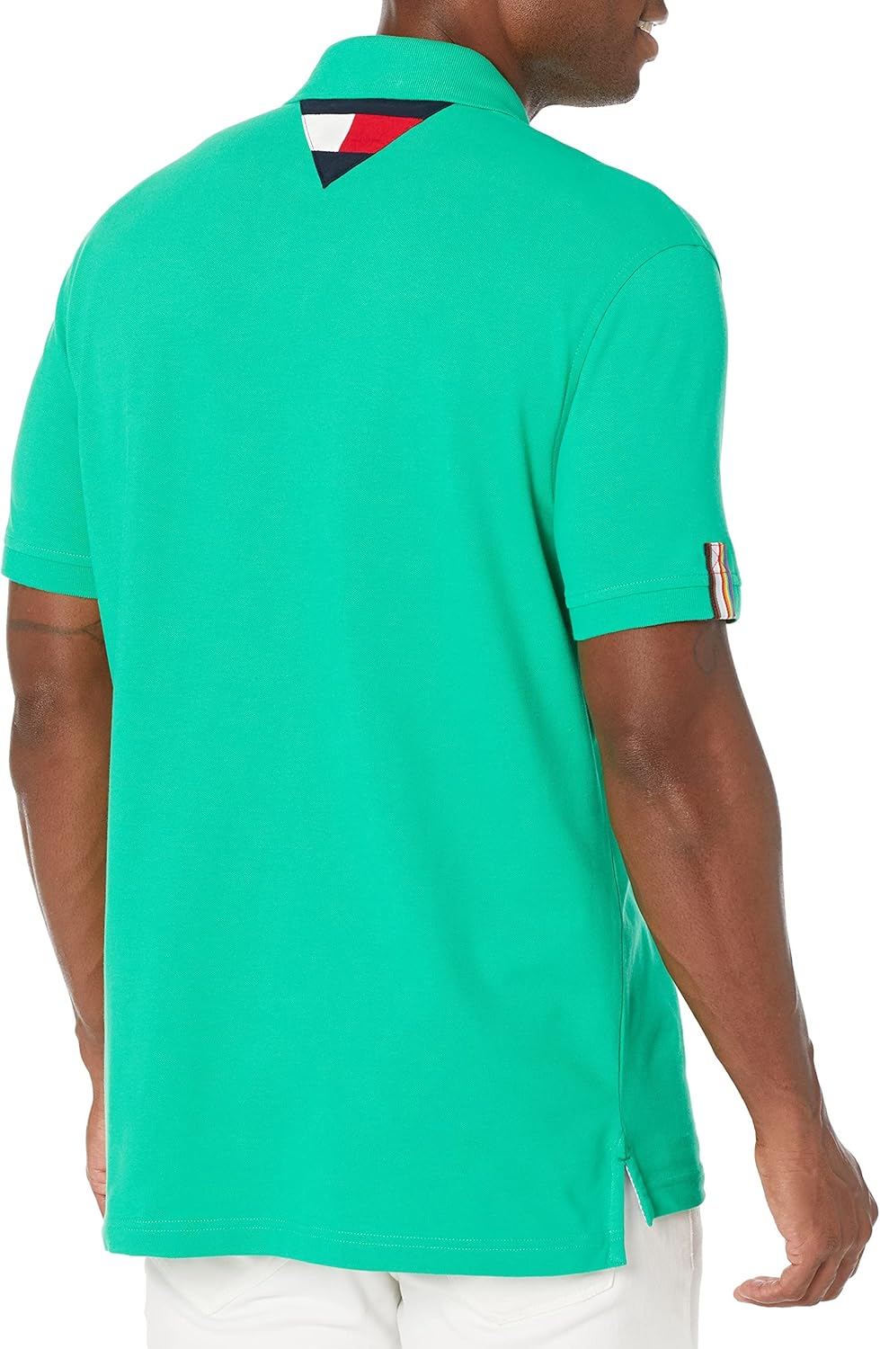 Tommy Hilfiger Men's Pride Short Sleeve Polo Shirt in Regular Fit - Image 2