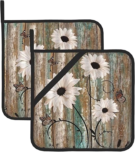 Paquete de 2 soportes para ollas de madera rĂşstica con lazos para colgar, juego de agarraderas para decoraciĂłn de concurso, encimera resistente al Paquete de 2 soportes para ollas de madera rĂşstica con lazos para colgar, juego de agarraderas para decoraciĂłn de concurso, encimera resistente al