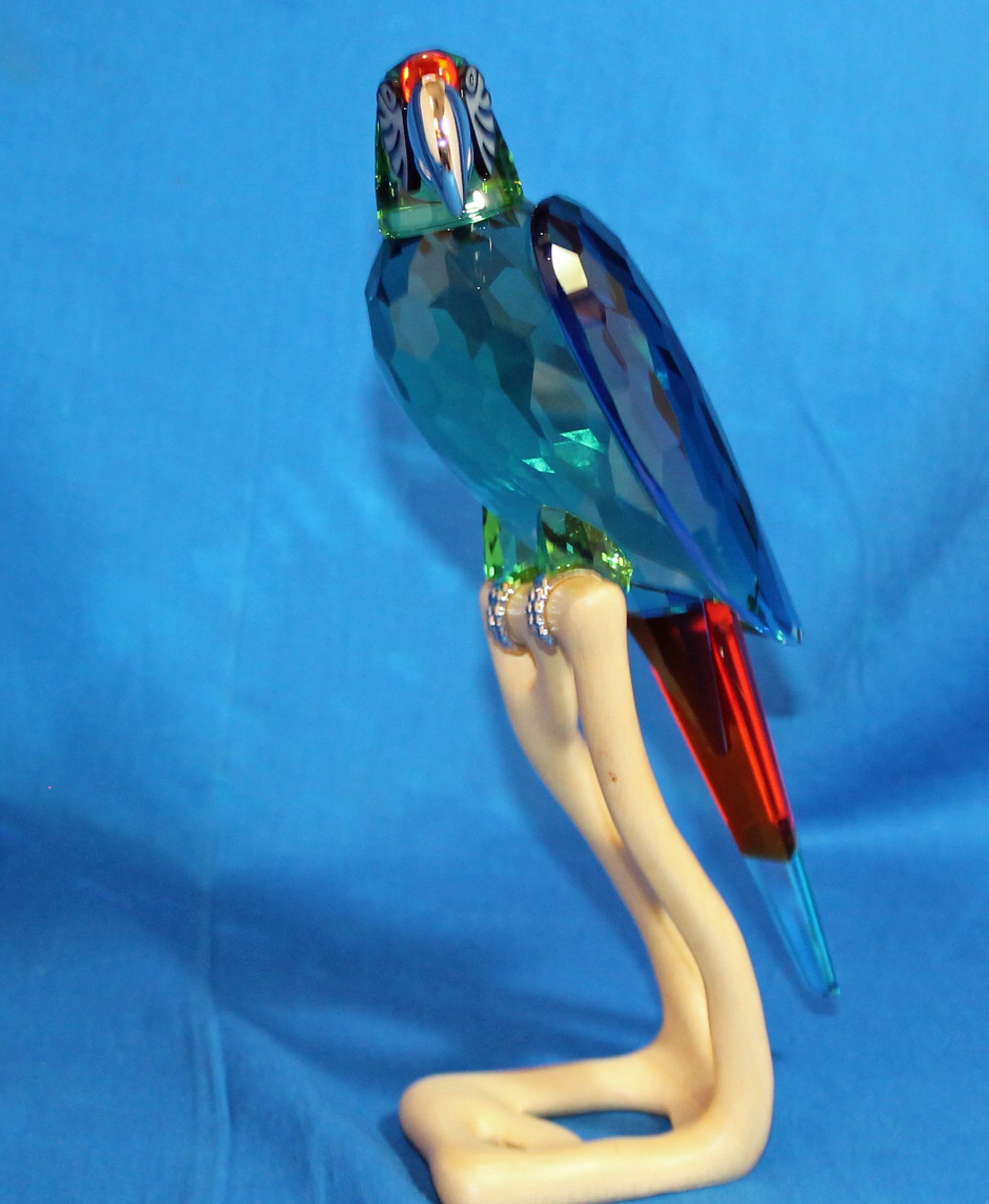 Swarovski crystal figures macaw, Chrome Green 685824 : Amazon.nl
