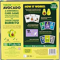 Vista 7 de Throw Throw Avocado por Exploding Kittens - Una secuela del juego de cartas Dodgeball y set de expansión - Juegos de fiesta para toda la familia