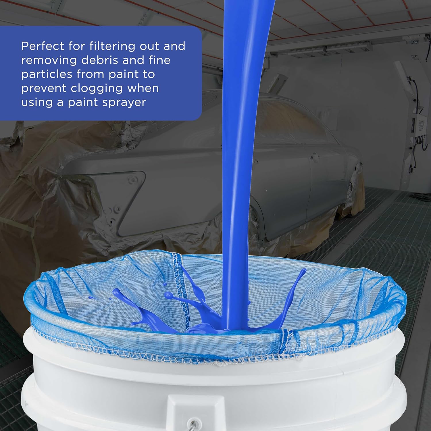Master Elite 5 Gallon Paint & Liquid Strainer Filter Bag, Pack of 12