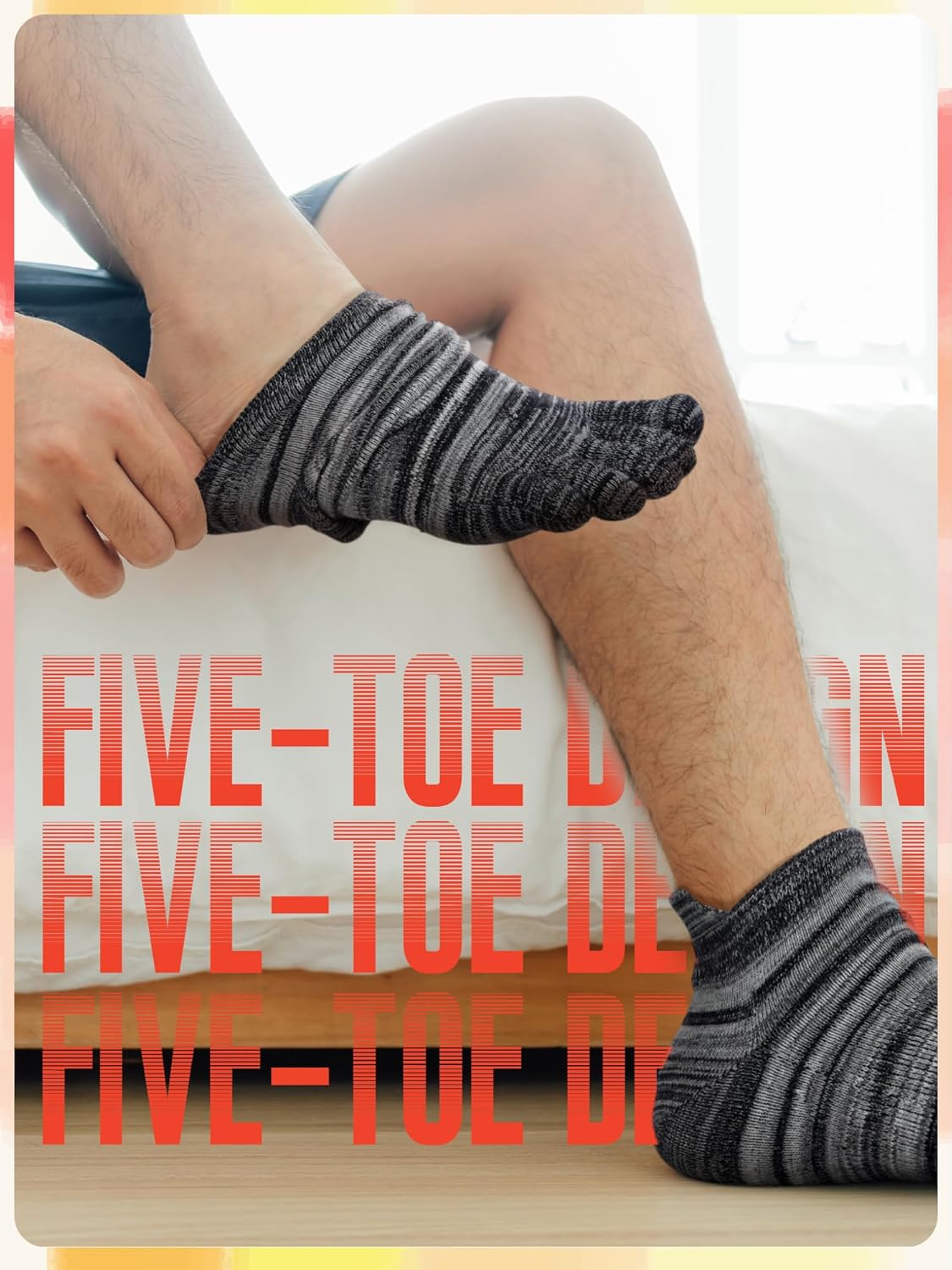 3/6 Pairs Women Toe Socks Cotton Breathable Ankle Five Toe Socks for Men Women Athletic Running - Image 4