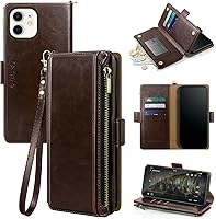 Vista 14 de Antsturdy Funda tipo cartera compatible con iPhone 12 Mini, funda de piel sintética con bloqueo RFID, funda para teléfono para mujeres y hombres