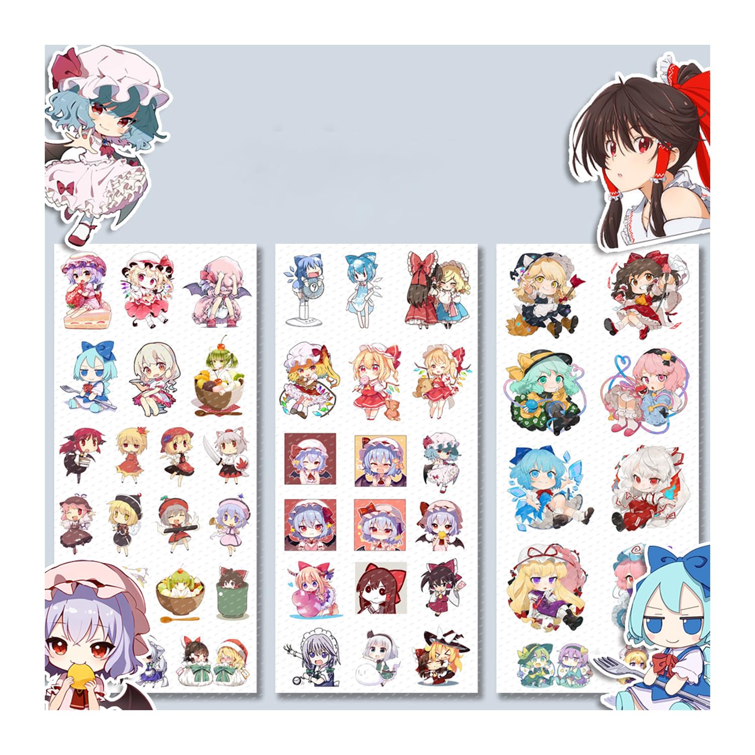 Amazon.co.jp: 東方 DIY ステッカー セット - 魂魄妖夢 等十六夜咲夜