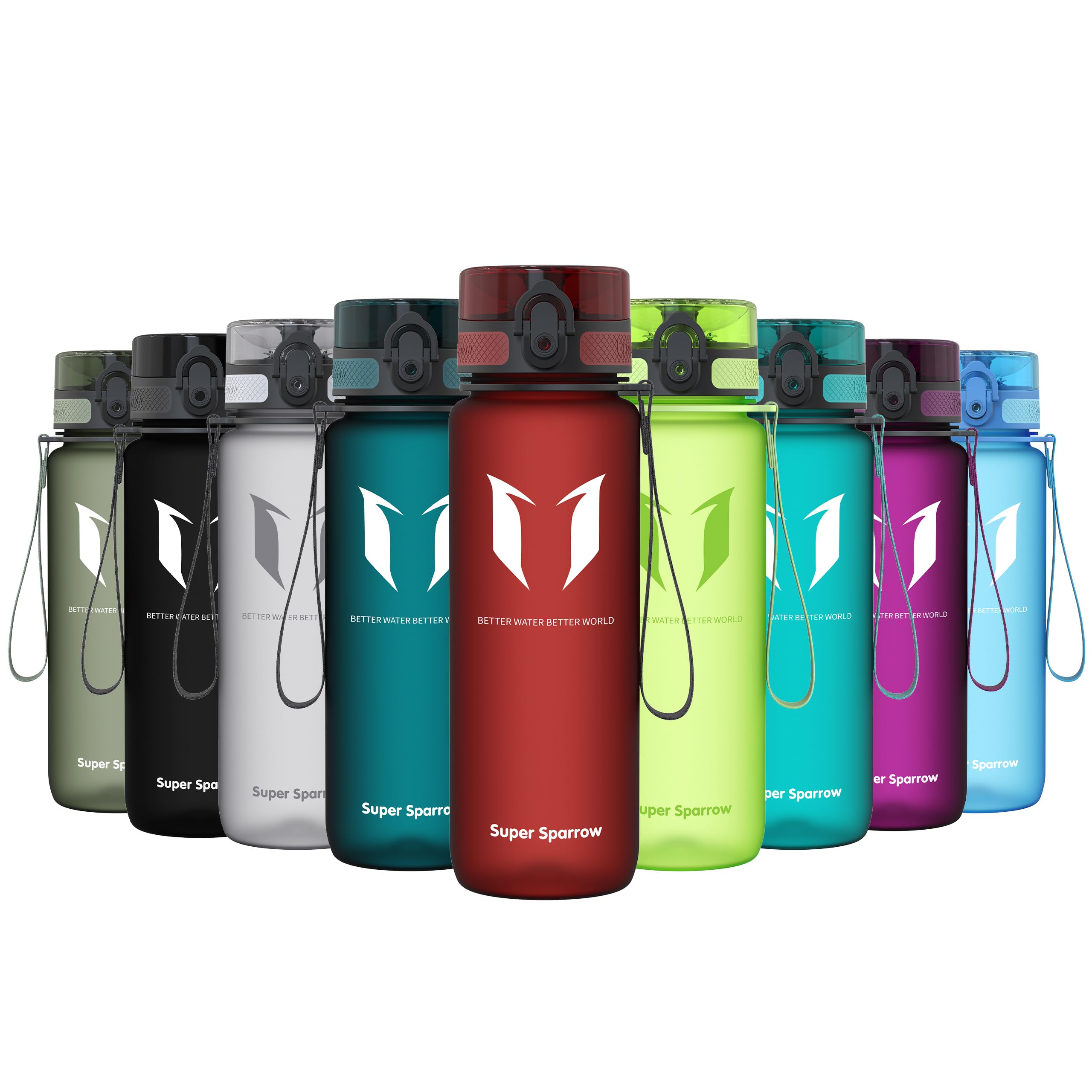 Super Sparrow Botella de Agua Deportiva -350ml & 500ml & 750ml & 1000ml - Sin BPA — view 79