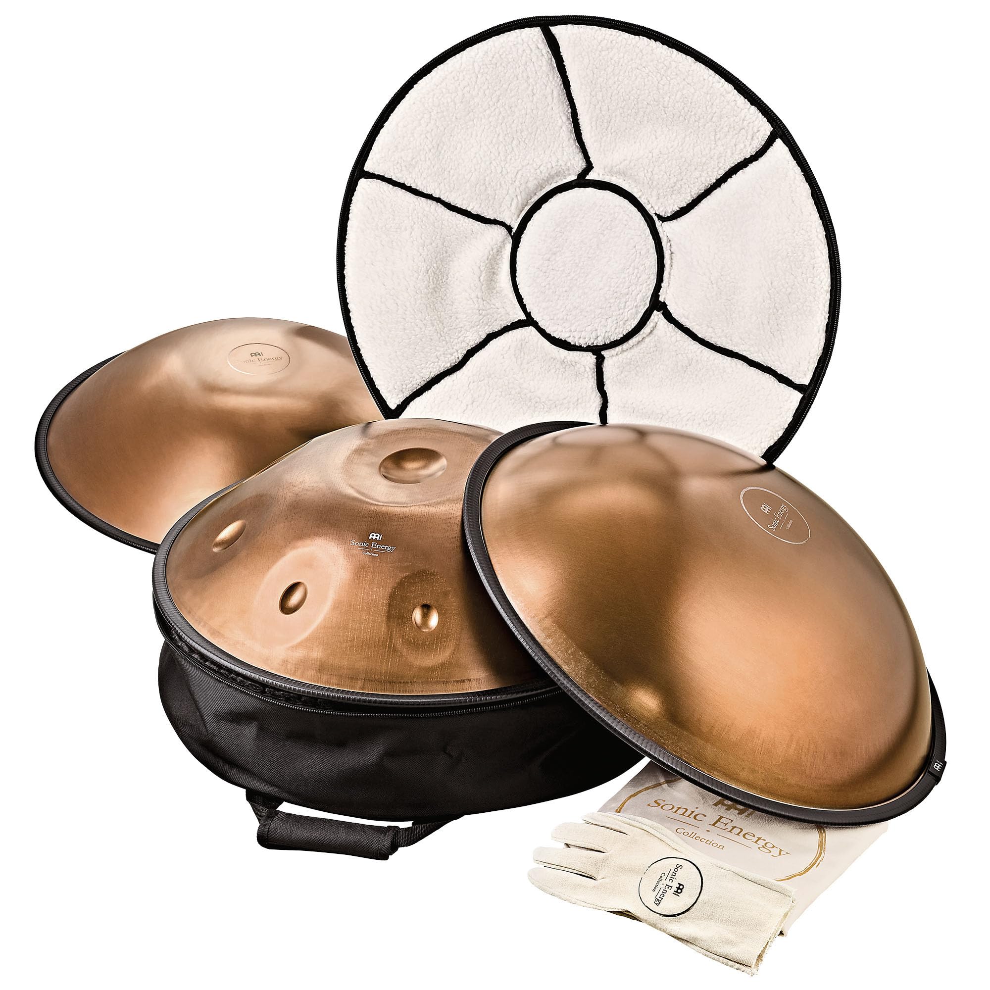 Sonic Energy Handpan – Handpan Kupfer, F Pygmy, 11 Töne – Edelstahl, 22 Zoll