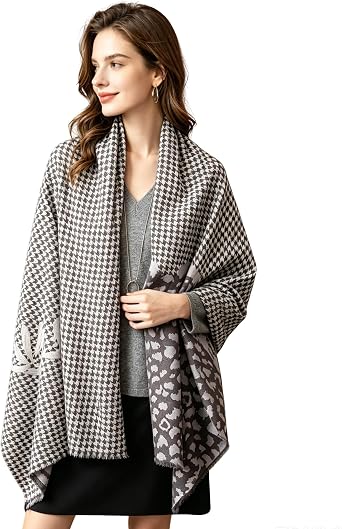 Cashmere-soft Mercerized wool Shawl Pashmina Lightweight Travel Wrap & Evening Scarf |Office |Wedding