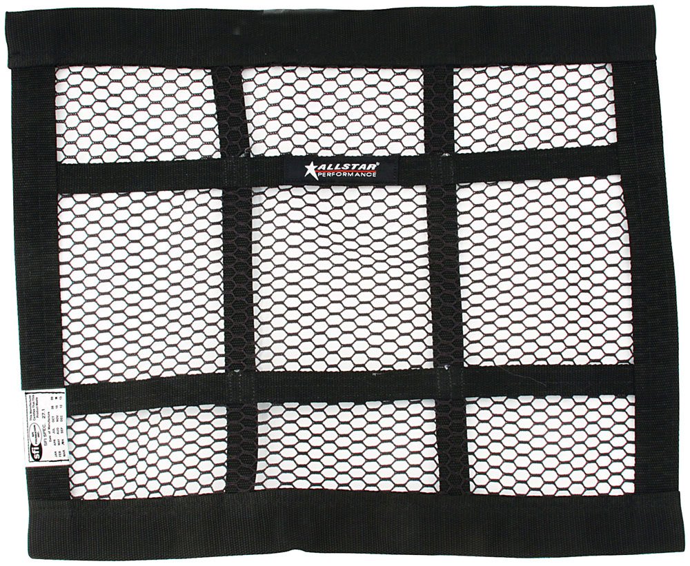 Black 22" x 18" Mesh Window Net