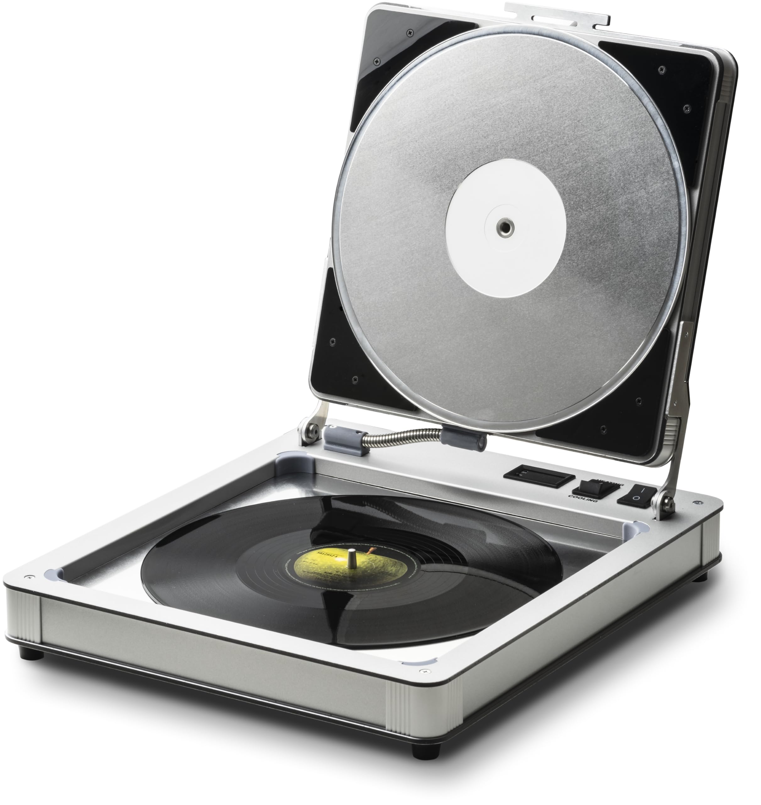 Pro-Ject Flatten it, Beheizte Plattenbügelmaschine, Glättet wellige Schallplatten sanft und sicher