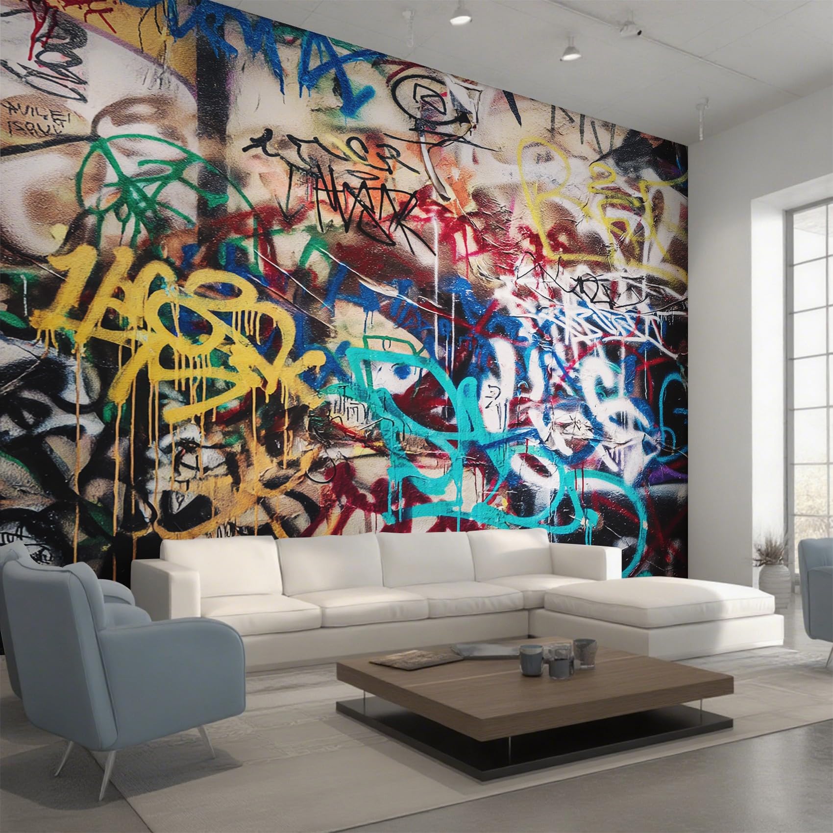 Generisch Vliestapete Street Art Tapete, 200x140 (B x H)