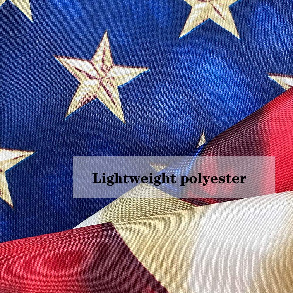 Amerikanische Flagge 3x5 Fuß – Polyester, Doppelt Genäht, Mit Messingösen Für Den Außenbereich