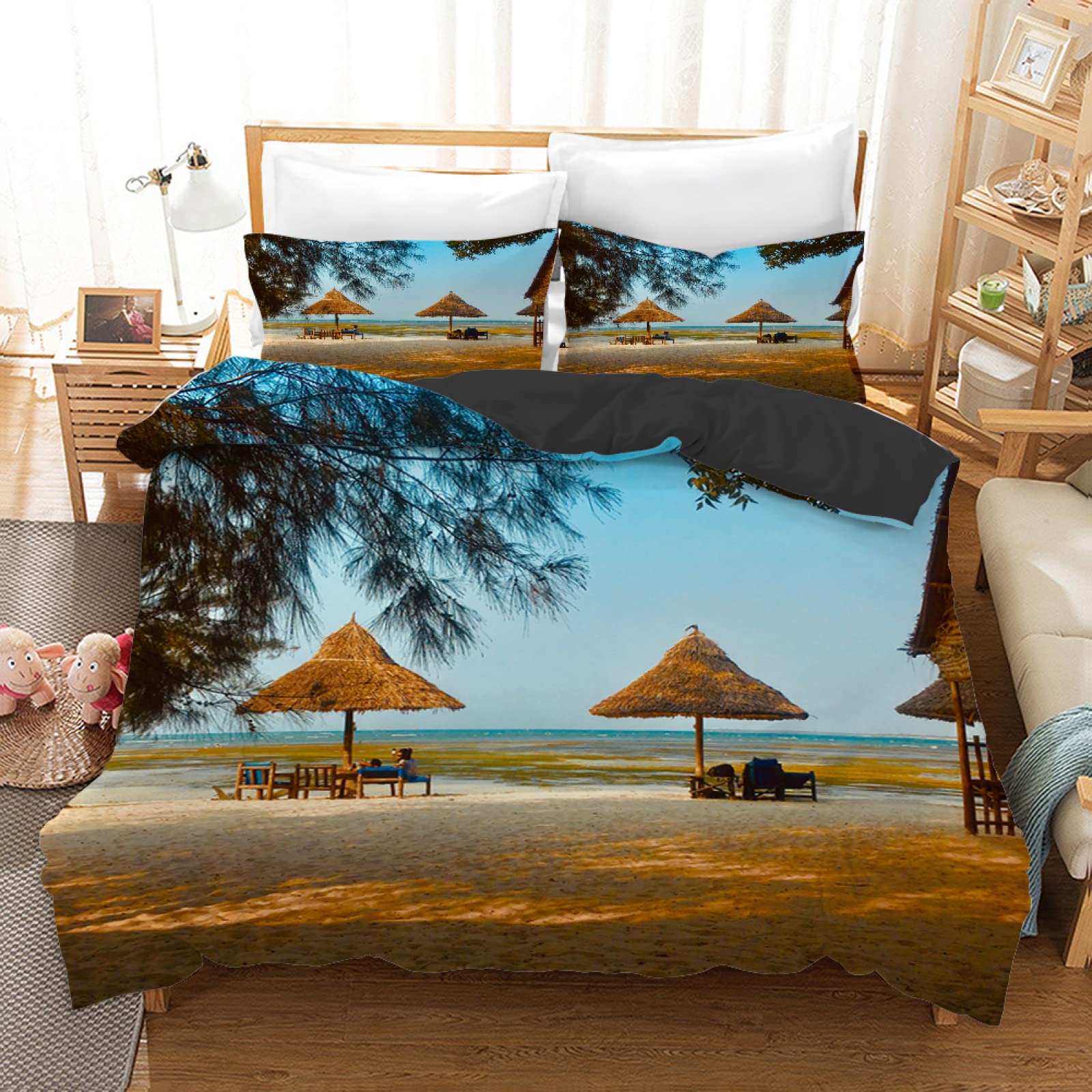 Housse couette ado fermeture éclair 140x200 finie la couette qui glisse