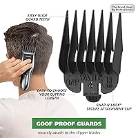 Vista 7 de Wahl Clipper - Kit recargable con cable/inalámbrico para cortar y recortar el pelo para cabezas, barbas más largas y aseo corporal completo