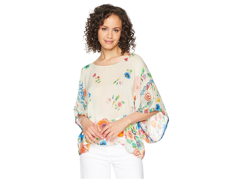 

Johnny Was Malakye Cropped Top (Multi B) Women's Clothing