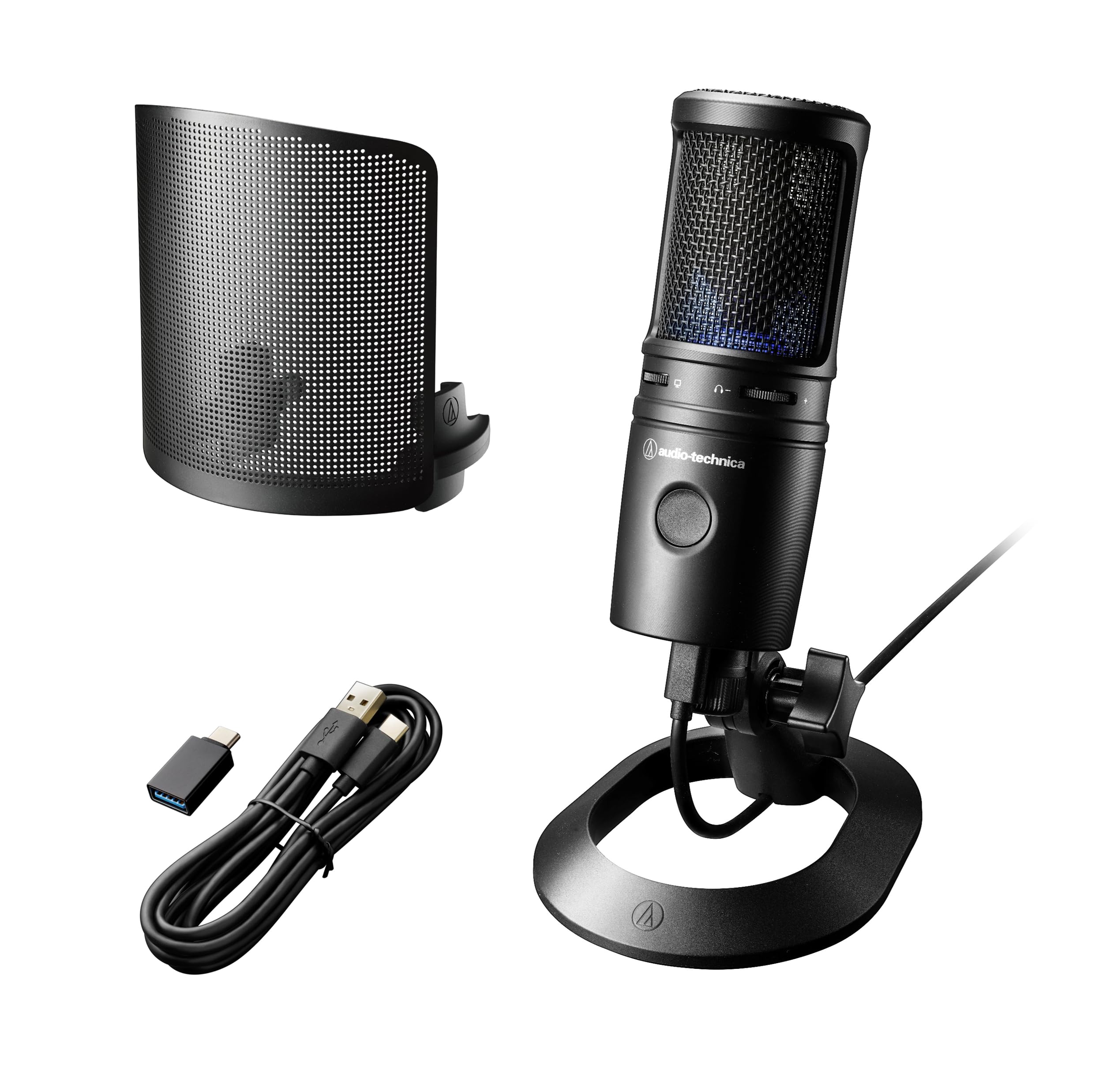 Amazon.co.jp: Audio-Technica AT2020USB-X & Pop Filter AT8175 USB
