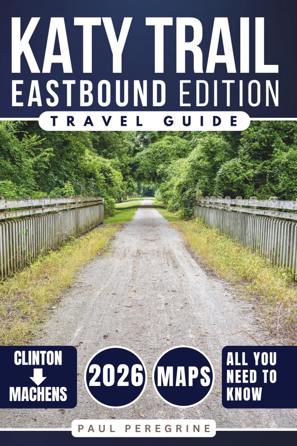 Katy Trail Travel Guide: The Ultimate Journey Across America’s Longest Rail-Trail Through the Heart of Missouri - From Clinton to Machens (Eastbound Edition) (Katy Trail Guide Series)