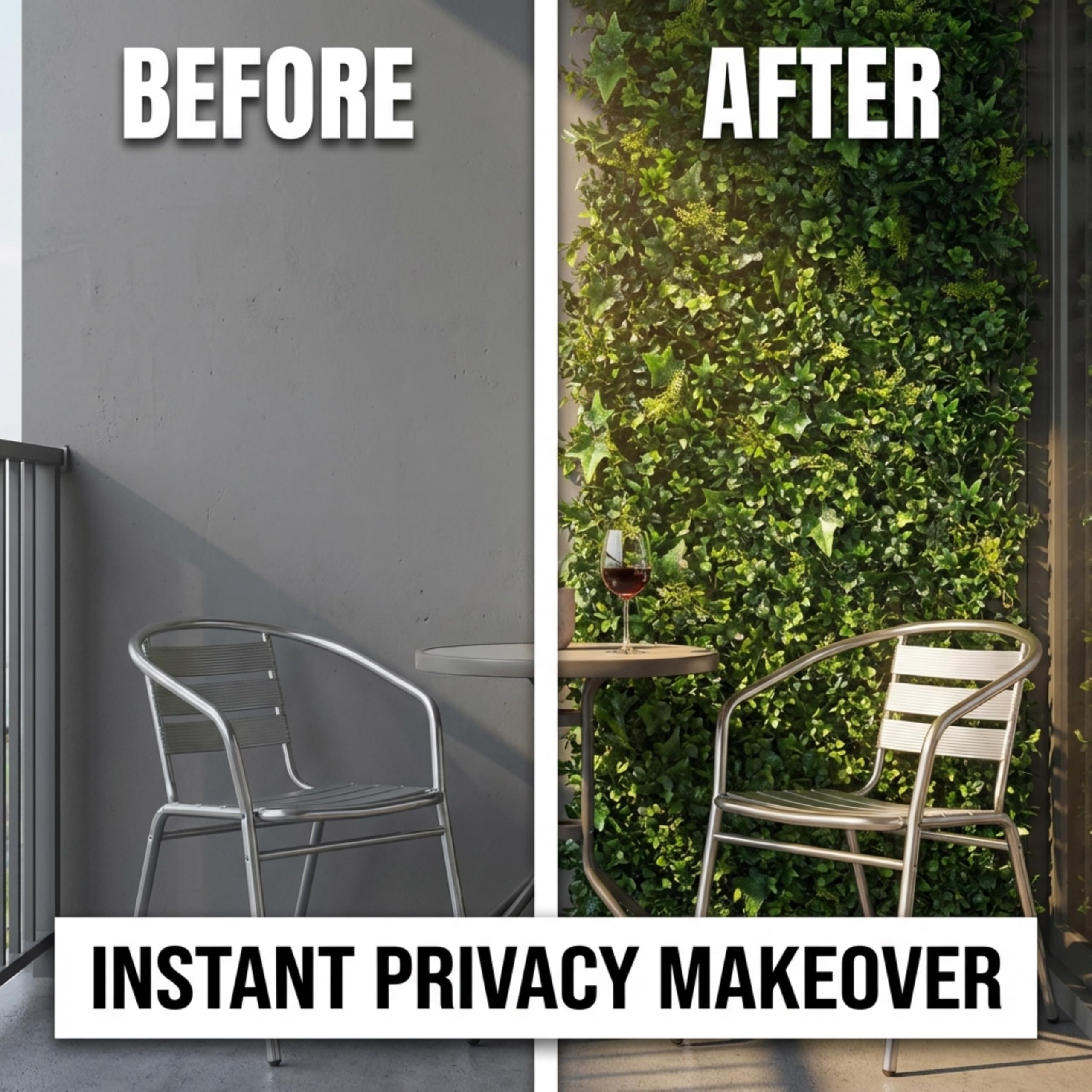 Amazon.co.jp: Greensmart Decor 人工植物のモス壁パネル 4個セット 1