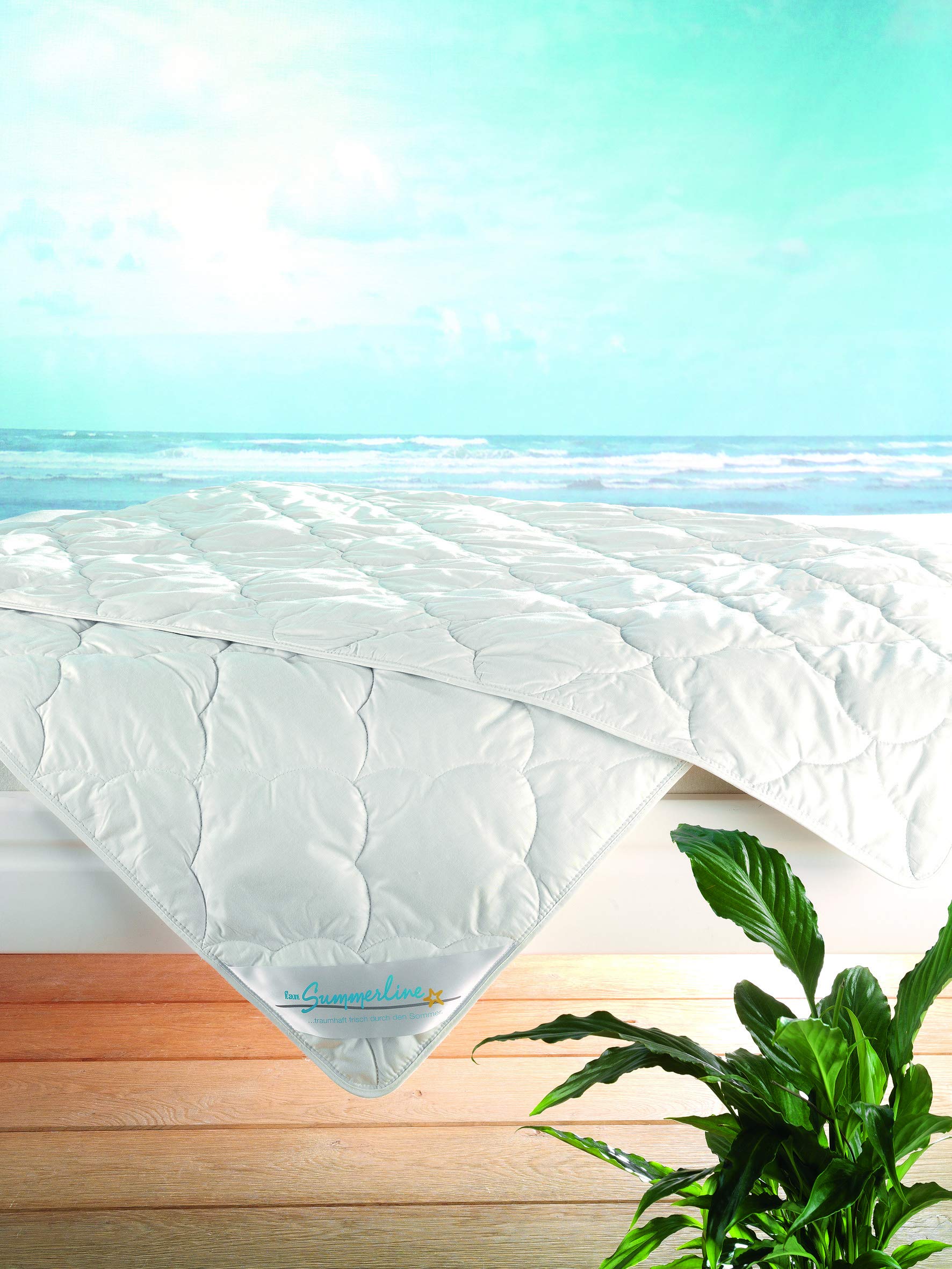 f.a.n. Cool Linnen - Sommer Bettdecke, 135x200 cm