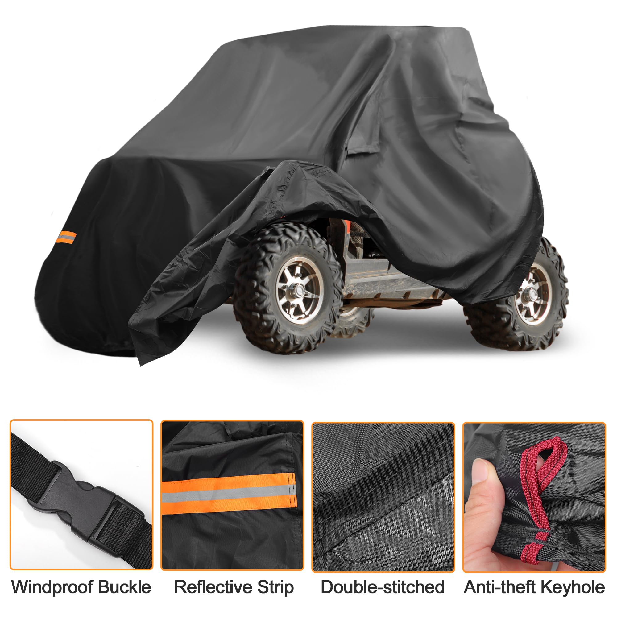 QUARKZMAN Housse Utv pour Polaris RZR XP 1000 Sport Imperméable