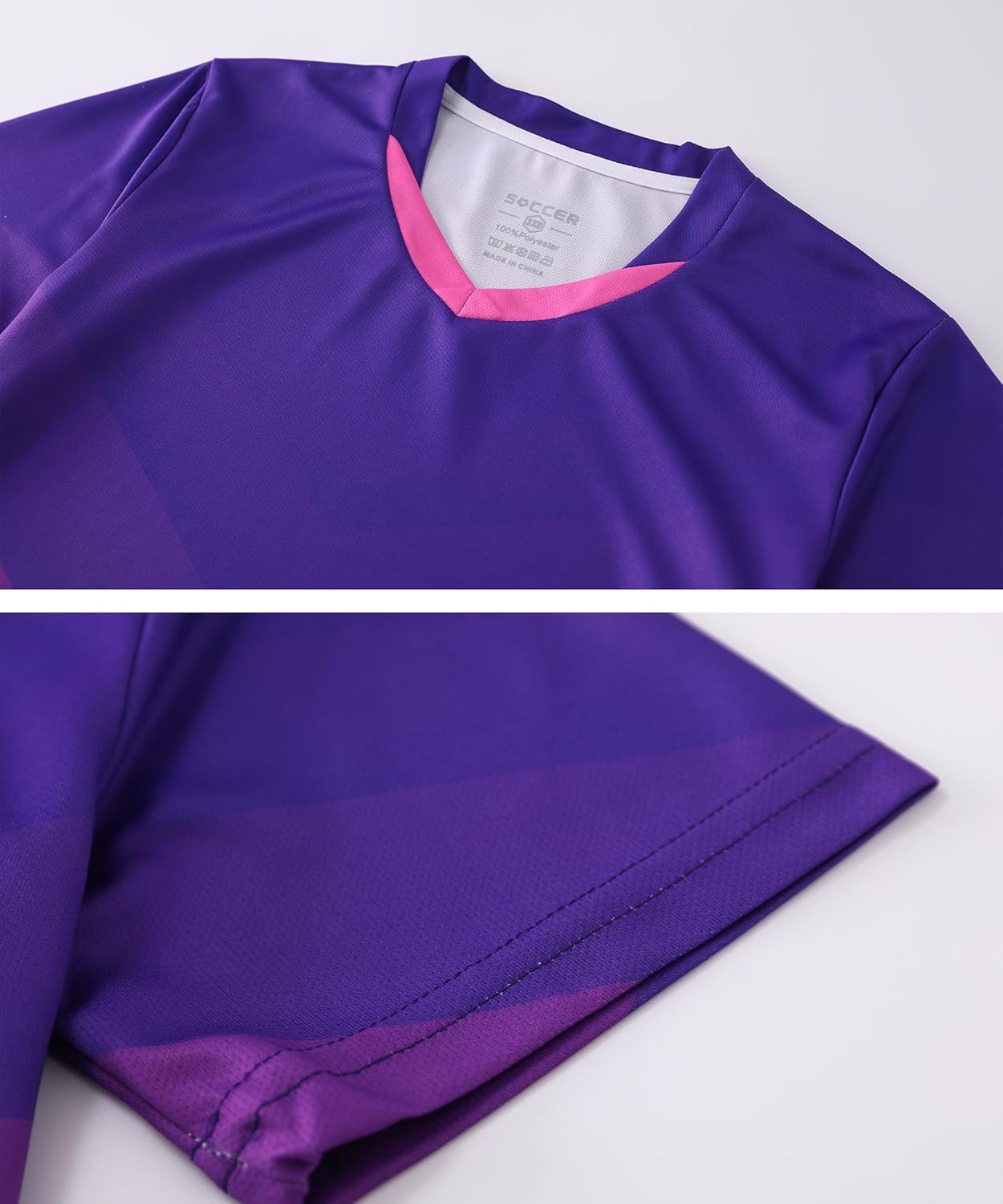 Boy's 2-Pack Soccer Jersey and Short Sets Quick Dry Sports Team Training Uniform Knit - Image 5