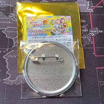 Amazon.co.jp: うり カラフルピーチ サマーランド 等身 缶バッジ