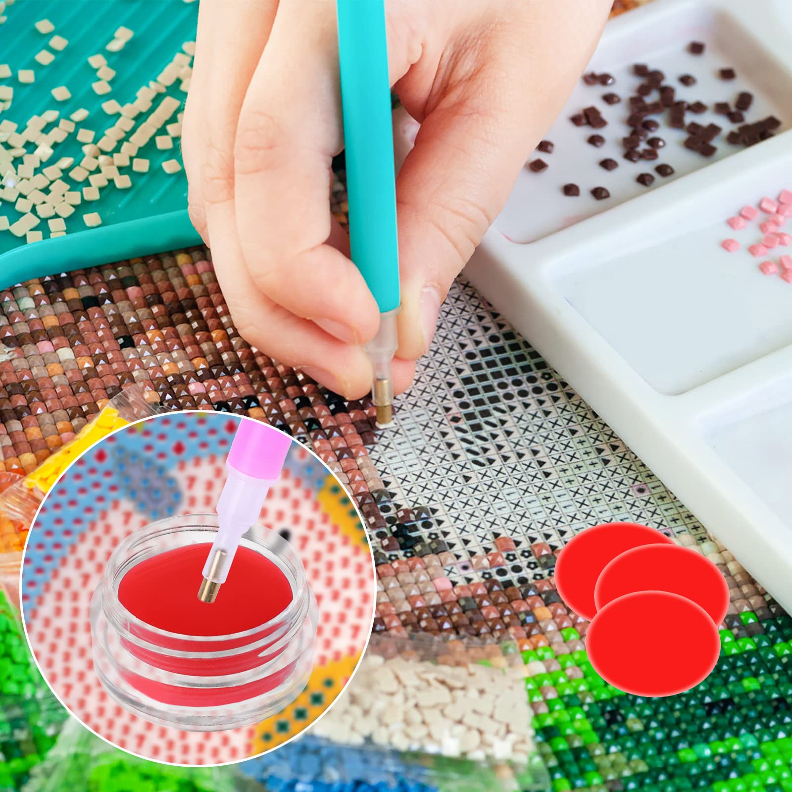 12 Diamant Malerei Kleber | Für Perlenstickerei Und Kreuzstich