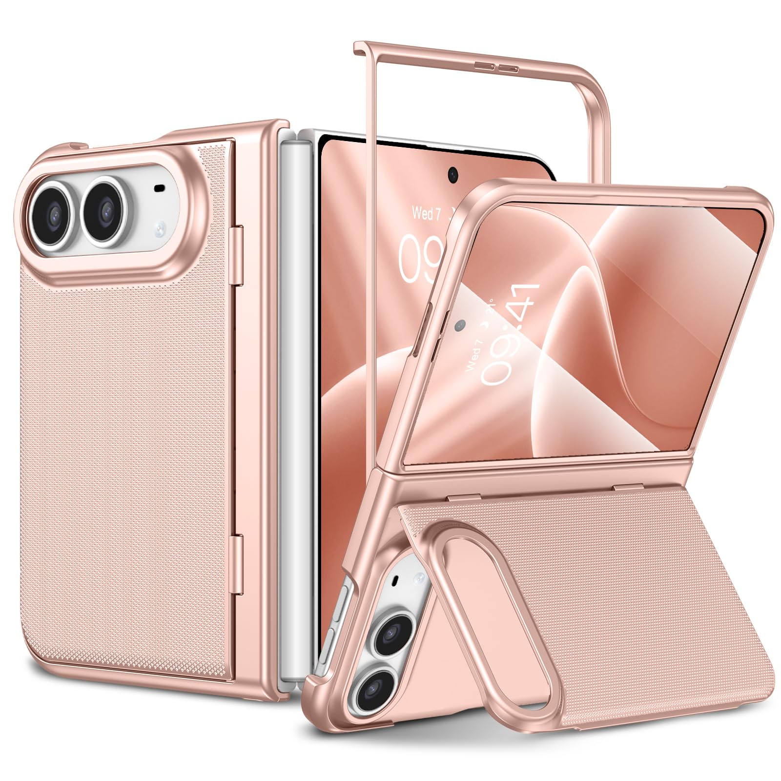 Photo 1 of BENTOBEN iPhone Duo Case with Hidden Stand - Matte Gold