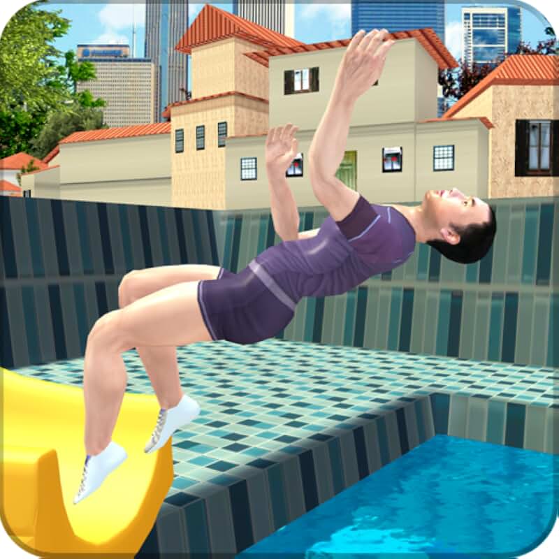 Backflip АПК. Паркур РОБЛОКС. Игра симулятор трюки