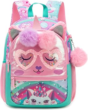 Toddler Backpacks for Girls 3-4 Kids Preschool Backpacks for Girls Kindergarten Backpack Mini Small Backpack Little Girl Back to School Supplies