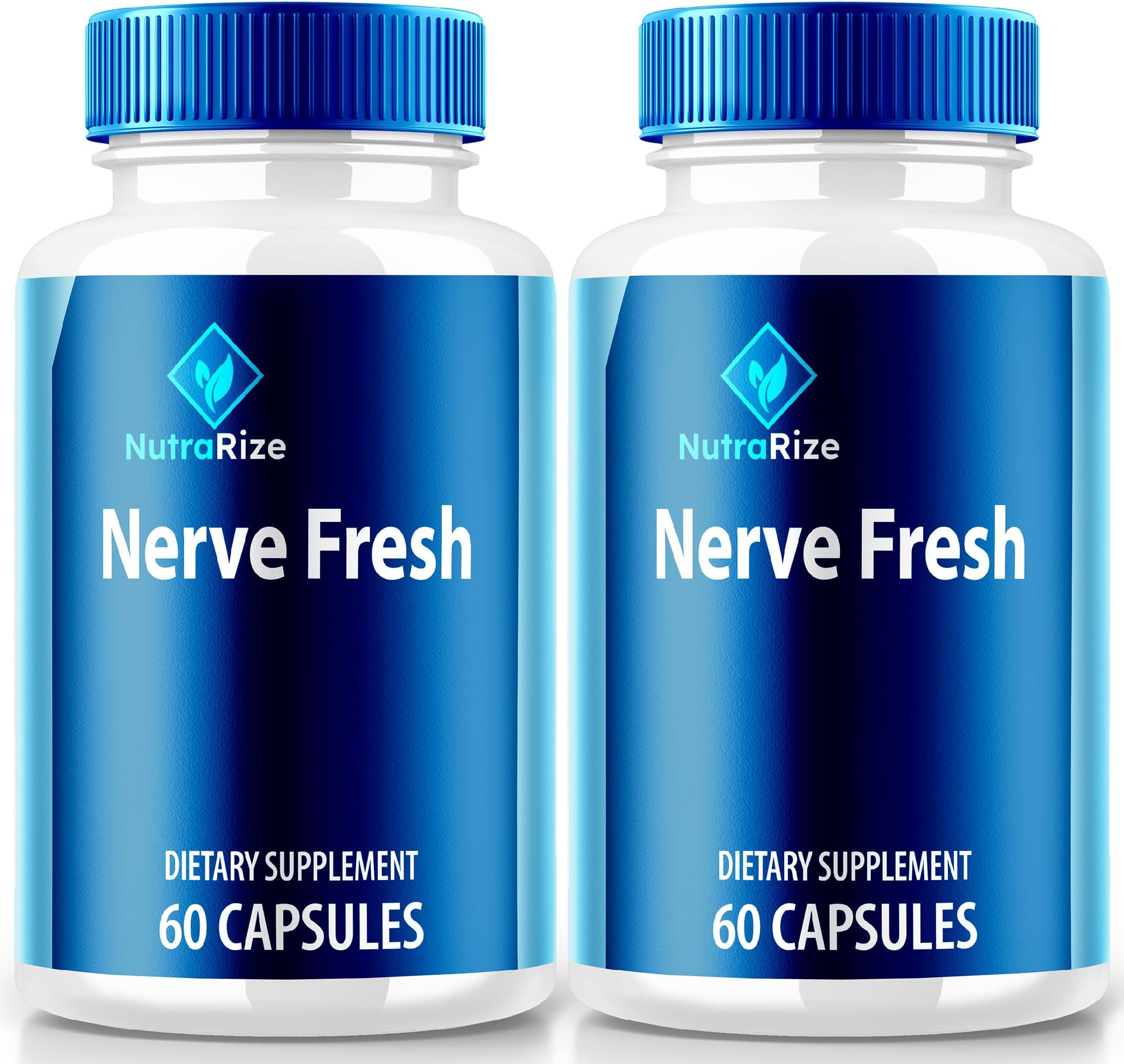 (2 Pack) Nerve Fresh Capsules, Nerve Support Formula, All Natural Supplement for Nerve Health and Function, Maximum Strength Pills for Cognitive Wellness, NerveFresh Pastillas Reviews (120 Capsules)