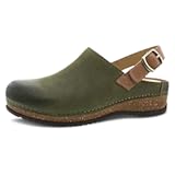 Women's Merrin Sling-Back Mule Clog-Dual Density Cork/EVA Midsole and Lightweight Rubber Outsole Provide a Comfortable Ride on Patented Stapled Construction