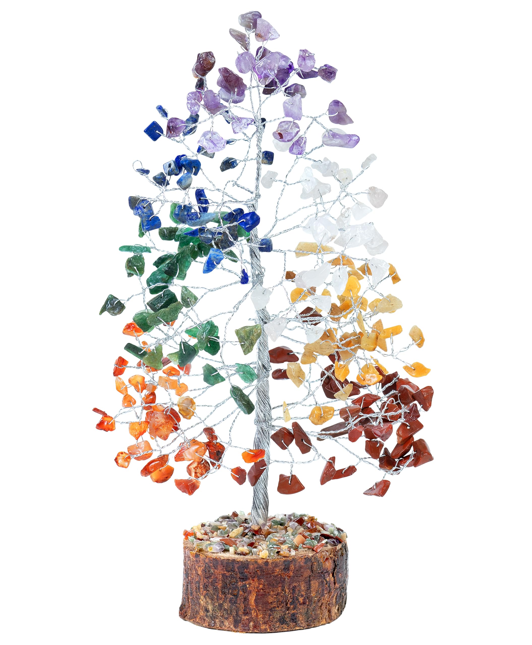 Amazon.co.jp: Zaicus セブンチャクラ 宝石 マネーツリー 風水 盆栽