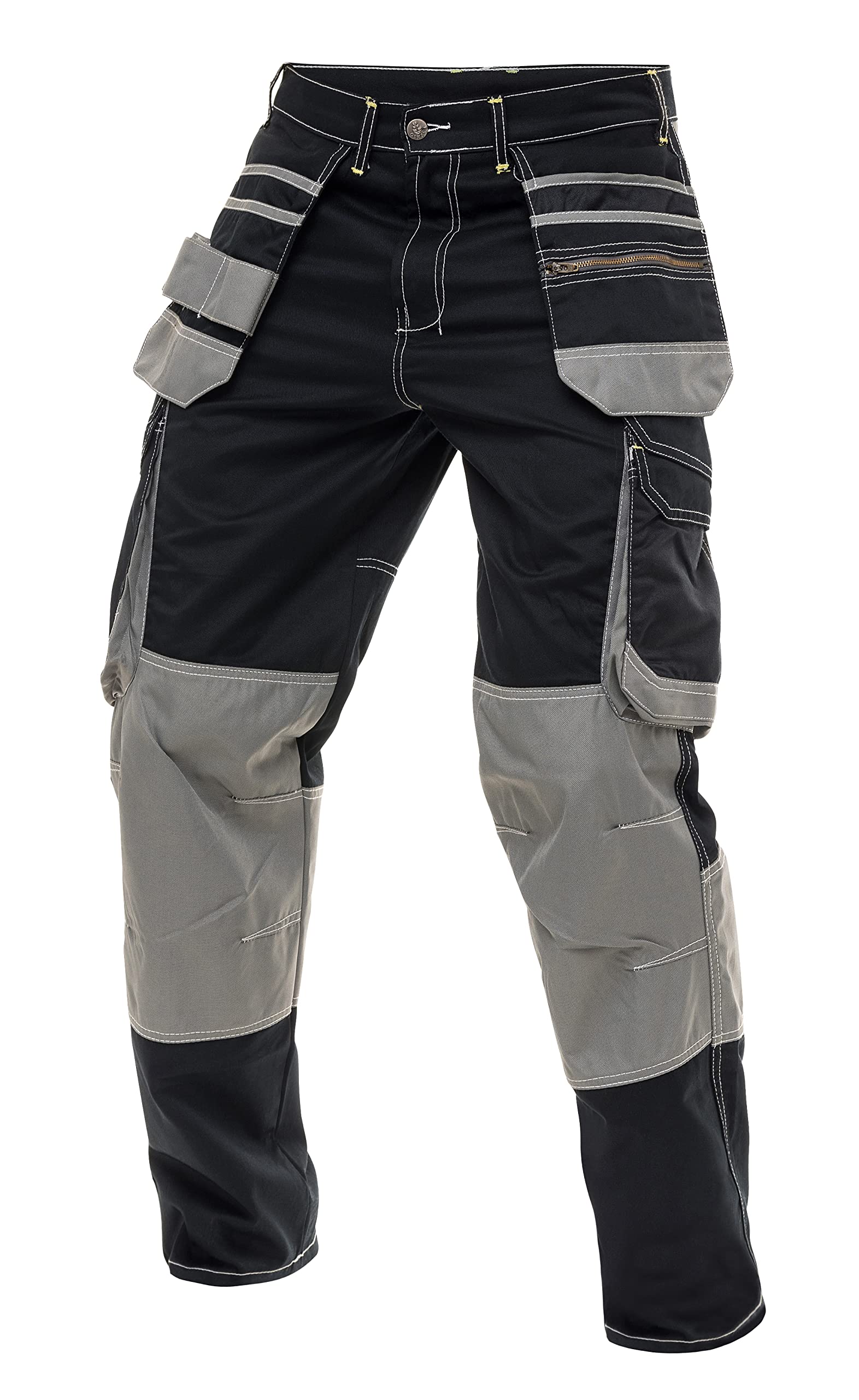 Mens Cargo Combat Pants Durable Work Pants with Tool Pockets Tactical Field Construction Work Safety Pants