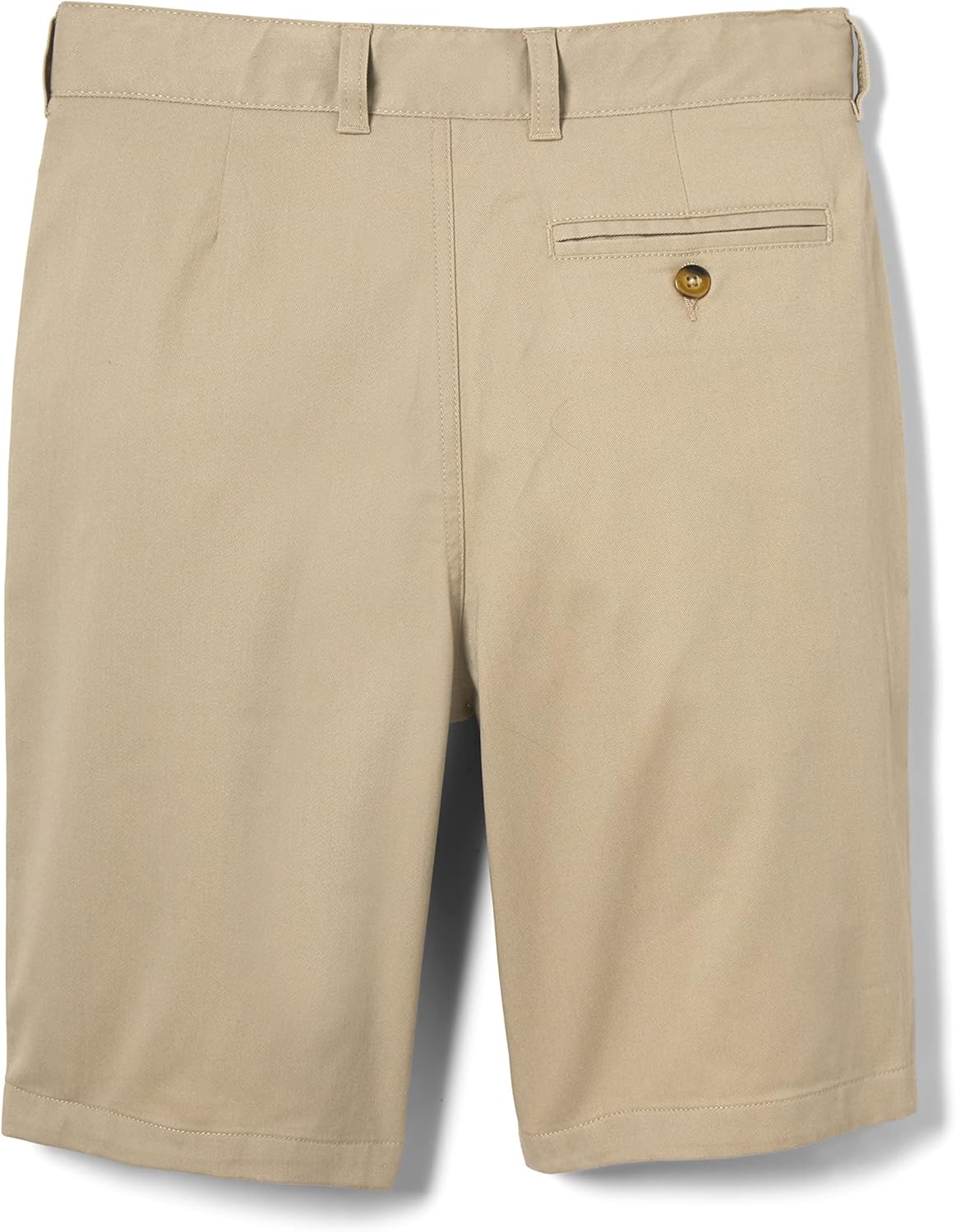 French Toast Boys' Adjustable Waist Flat Front Chino Bermuda Shorts with Stretch (Standard & Husky), Khaki, 12 Husky - Image 2