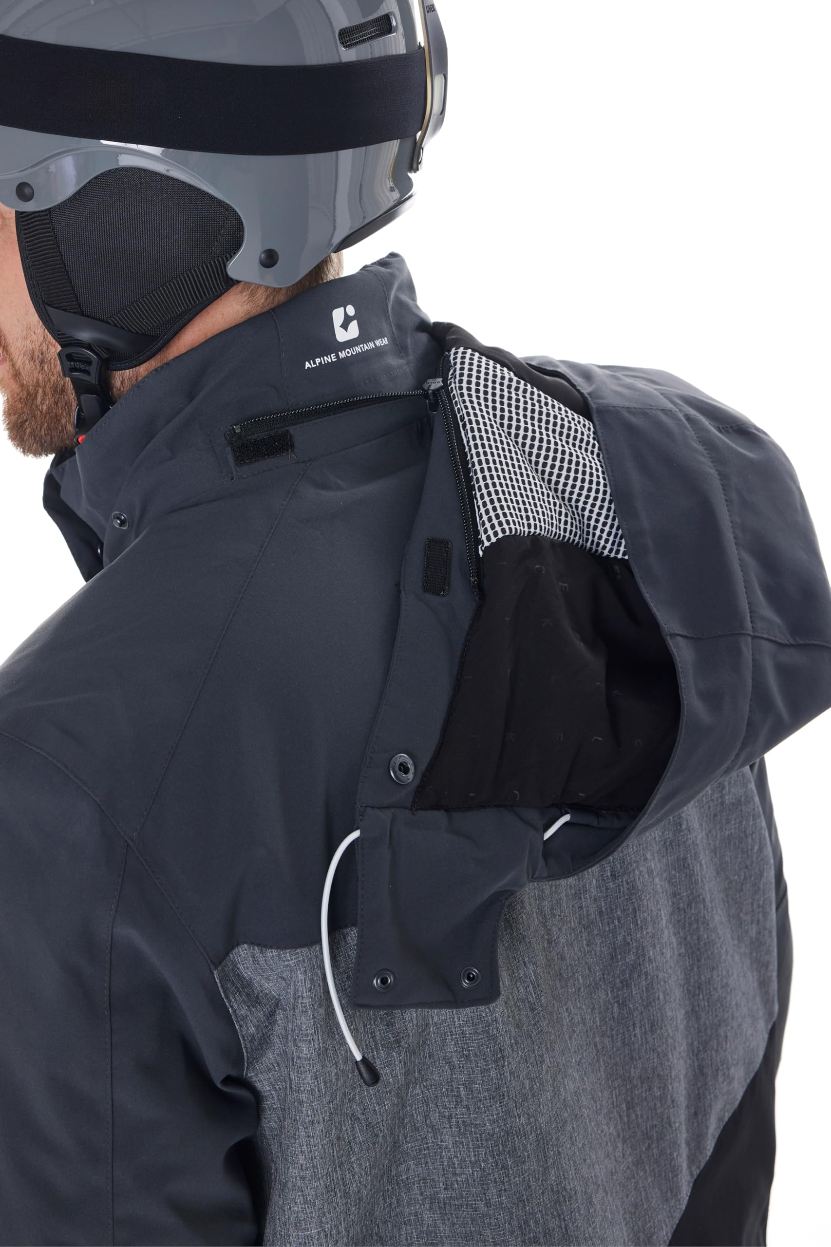 Killtec Unisex Ksw 45 Mn Ski Jckt Skijacke/Funktionsjacke mit abzippbarer Kapuze und Schneefang