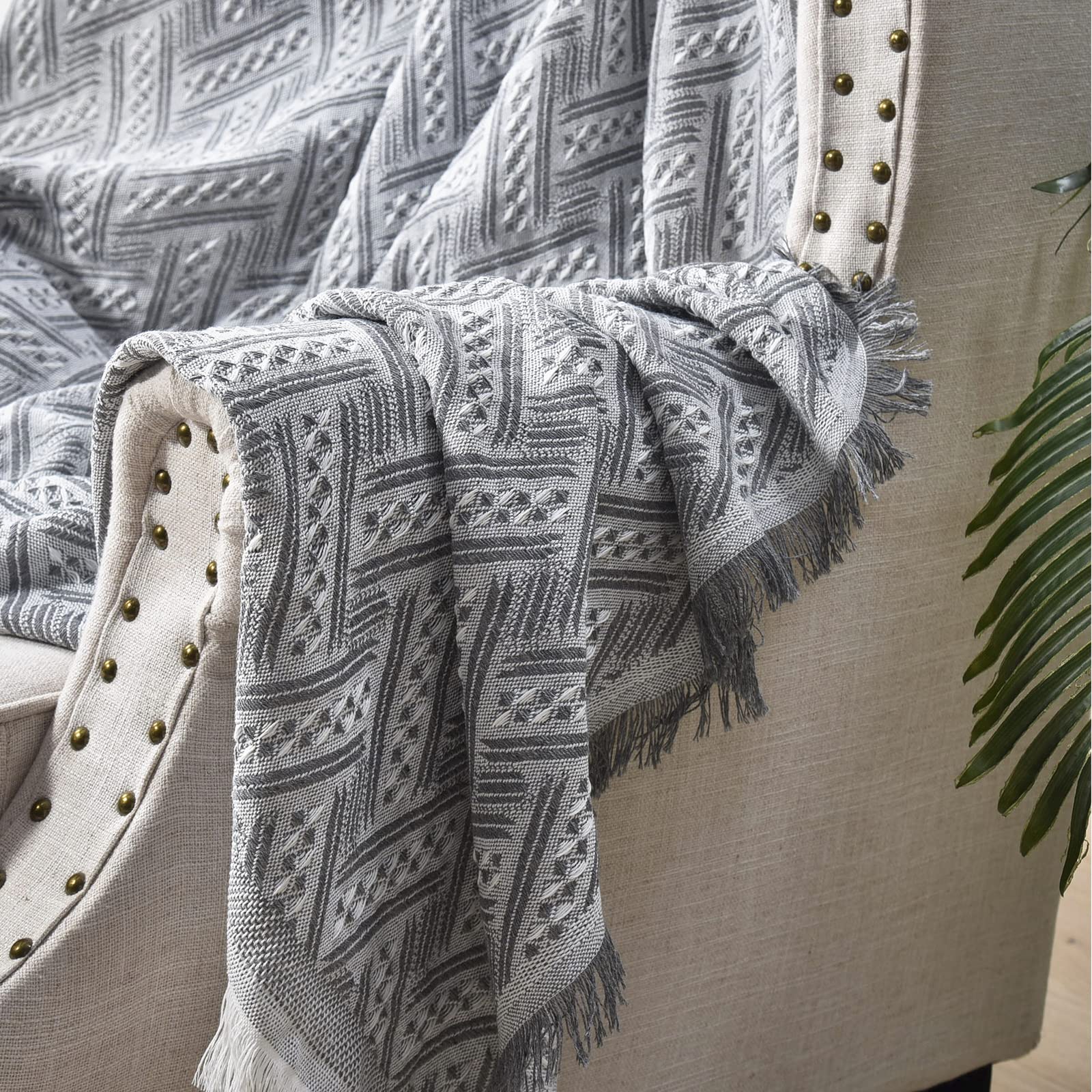 Produktbild von VanderHOME Hochwertige Wohndecke Sofa überwurfdecke Einfarbig Dekorativen Couch Überwurf Für Sofa Groß Vielseitig Sofaüberwurf Ist Die Erste Wahl Für Familie Reisen Und Büro 180 * 300cm Blau